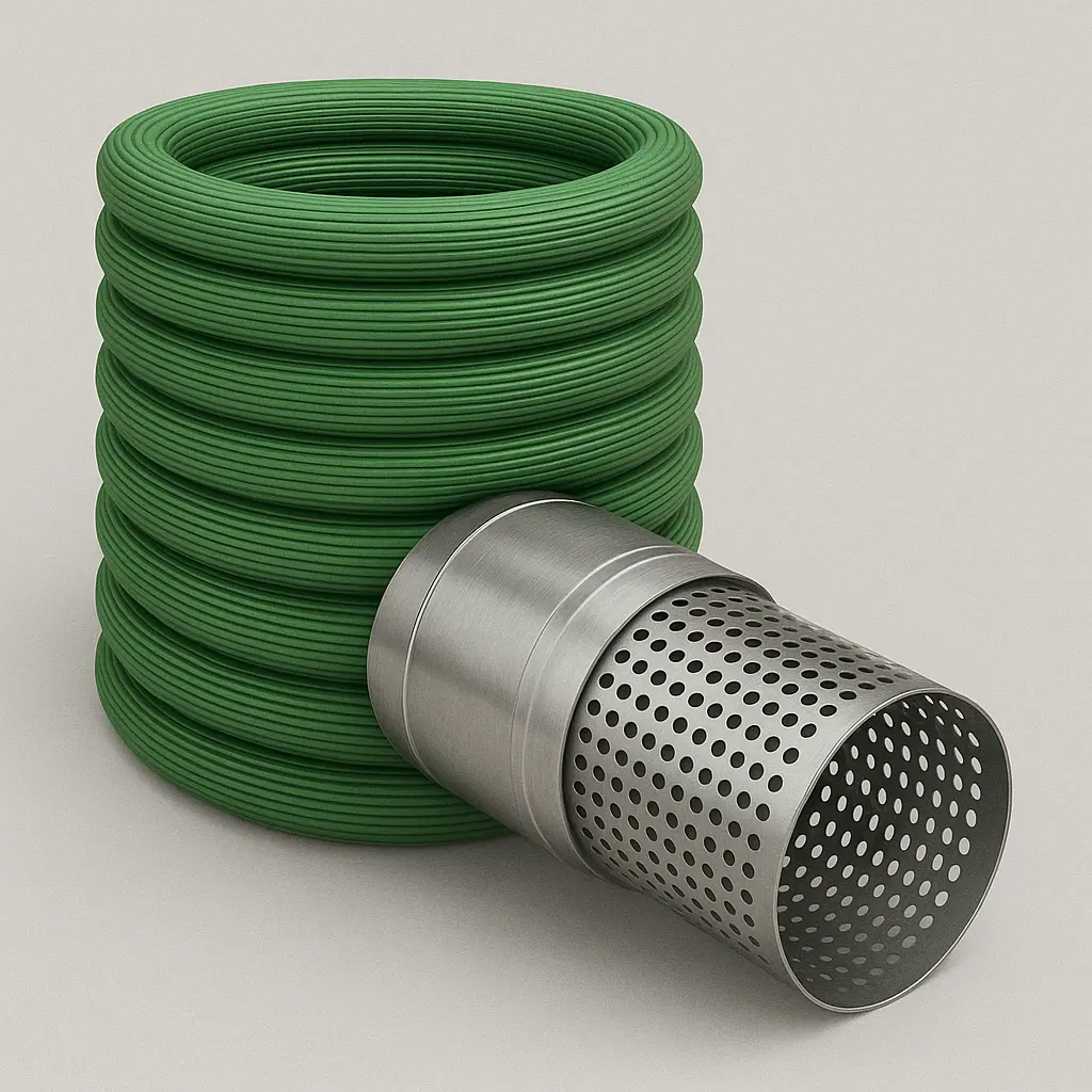 Luft Erdwaermetauscher