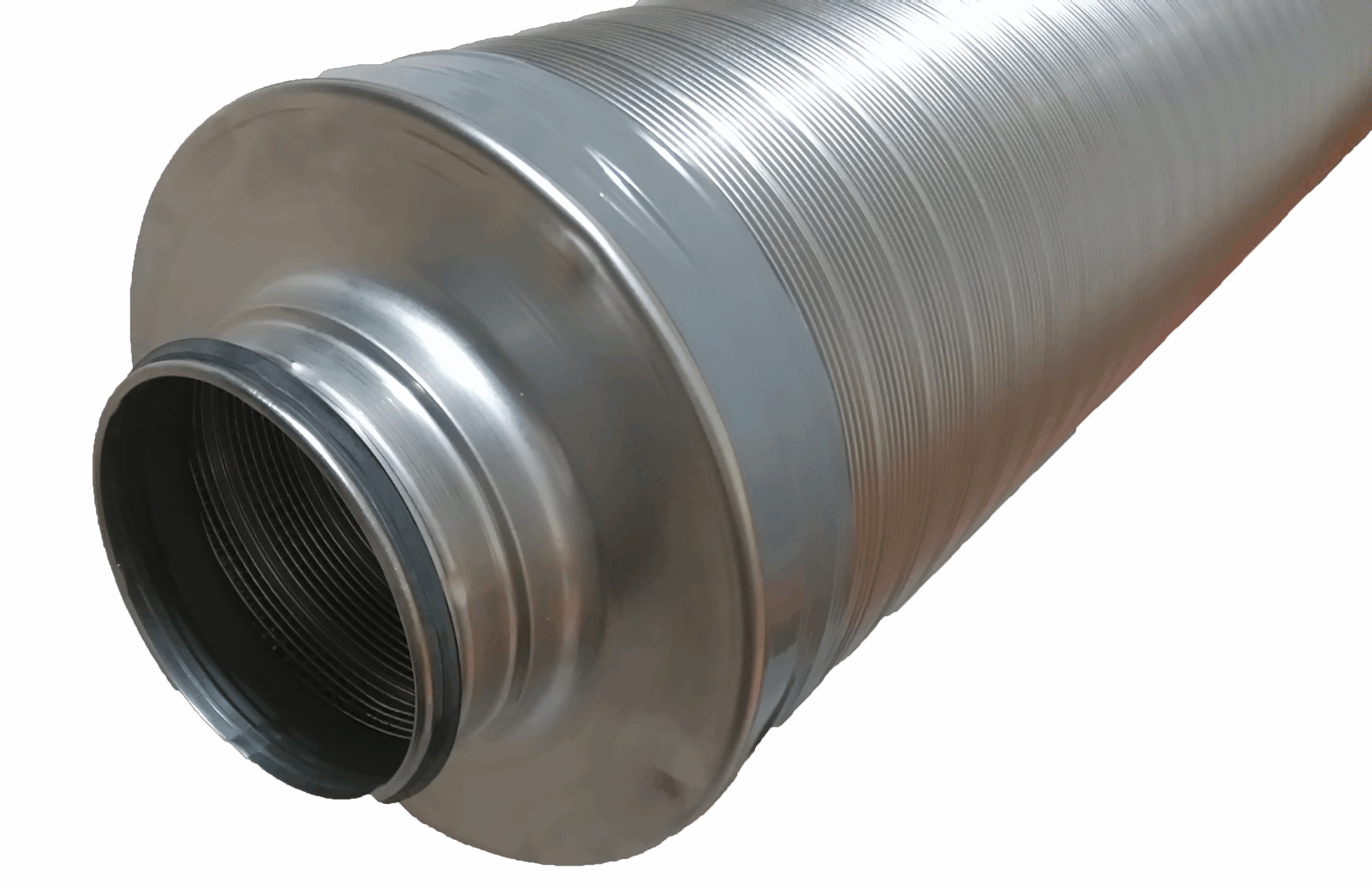 Rohrschalldämpfer, Telefonieschalldämpfer mit Lippendichtung, 25mm Packungsstärke, 1000mm lang