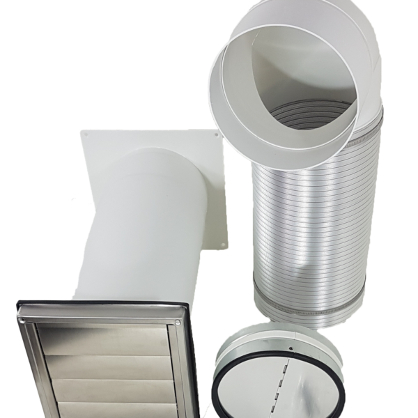 Mauerkasten mit Rohr Set