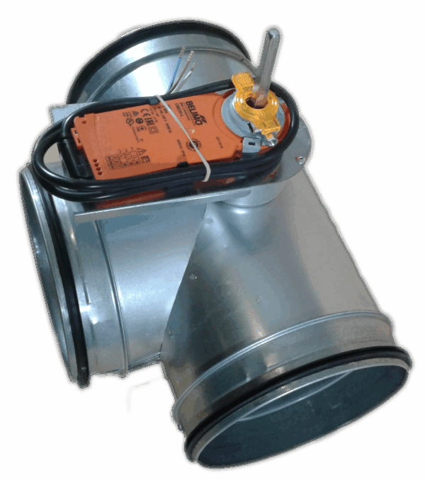 Bypassklappe mit elektro Stellantrieb Belimo CM230A für 230V