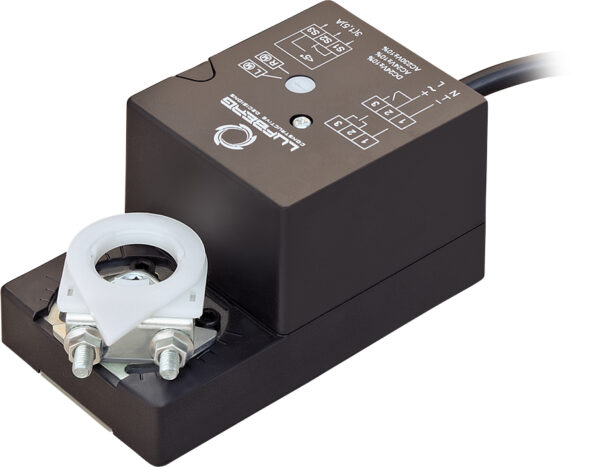 Absperrklappe DTBU 80-200 mit Lufberg DA02N220(S) für 230V